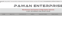 Tablet Screenshot of pawan.com